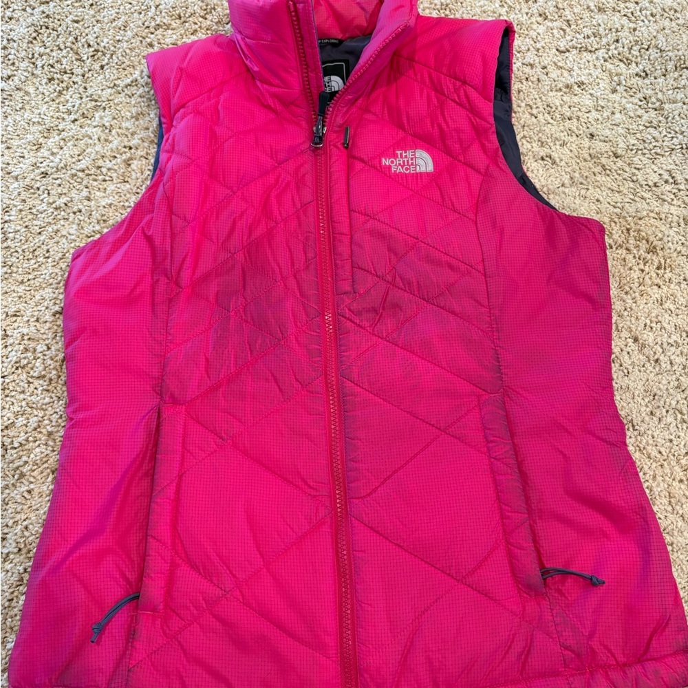 The North Face Fuchsia Quilted Vest